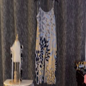 Elegant Blue and Yellow Floral Jumpsuit